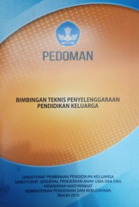Image of Pedoman Bimbingan Teknis Penyelenggaraan Pendidikan Keluarga